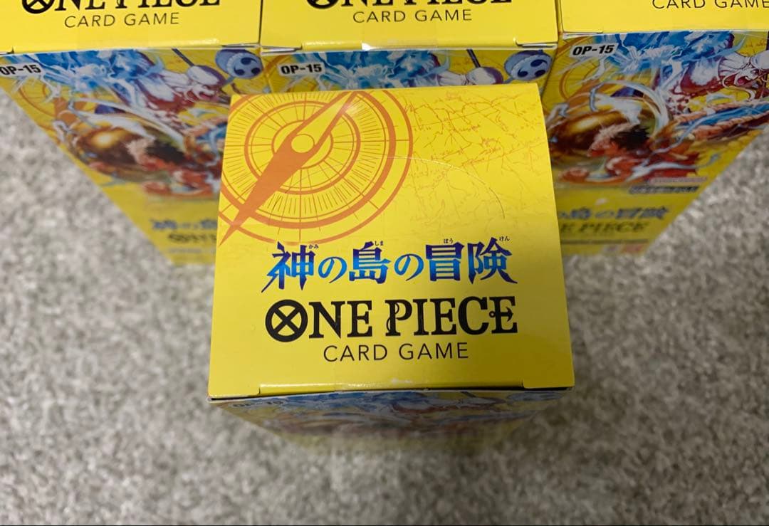 ワンピースカード　神の島の冒険　新品未開封テープ付き　7BOX