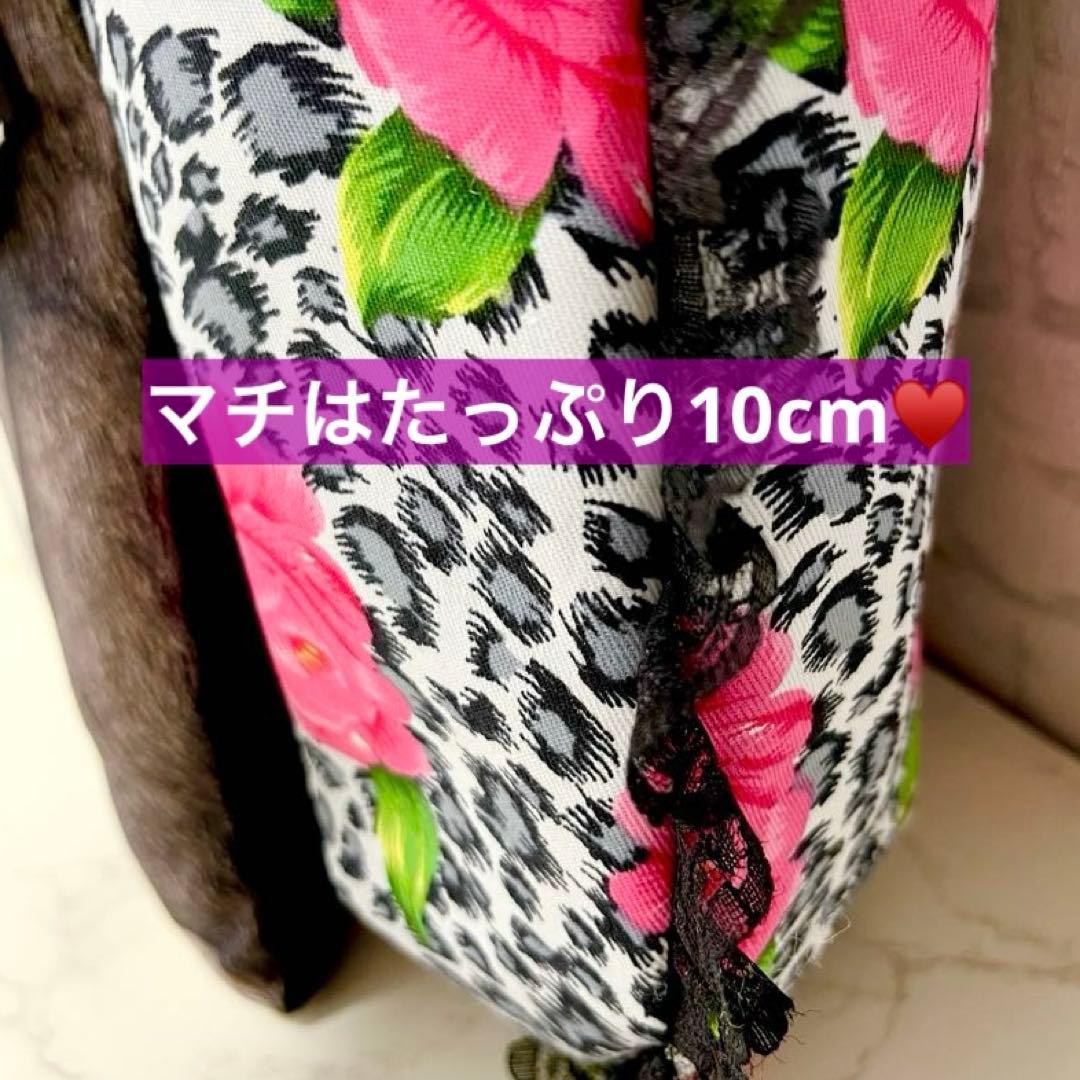 ゆ*ら様 コヤンイサムチョン♡超BIG猫ちゃん♡薔薇レオパード♡ぷっくりトートバ