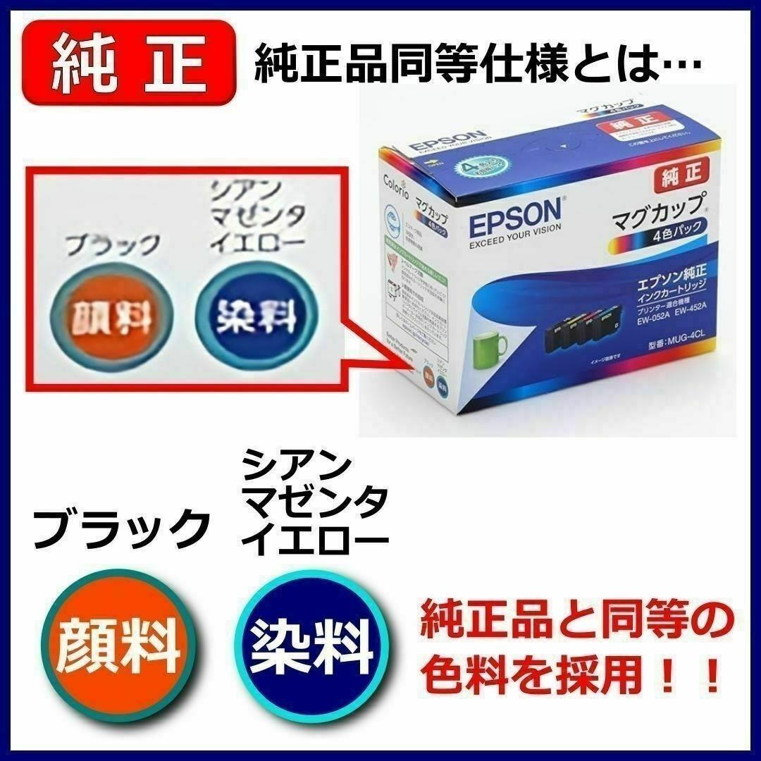 送料無料 カラー単品販売 MUG-4CL エプソン プリンターインク マグカップ