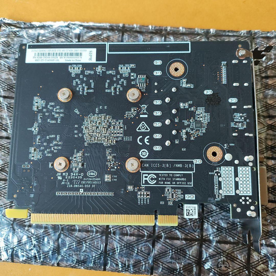 グラフィックボード・グラボ・ビデオカード ZOTAC GEFORCE GTX 1650 4GB