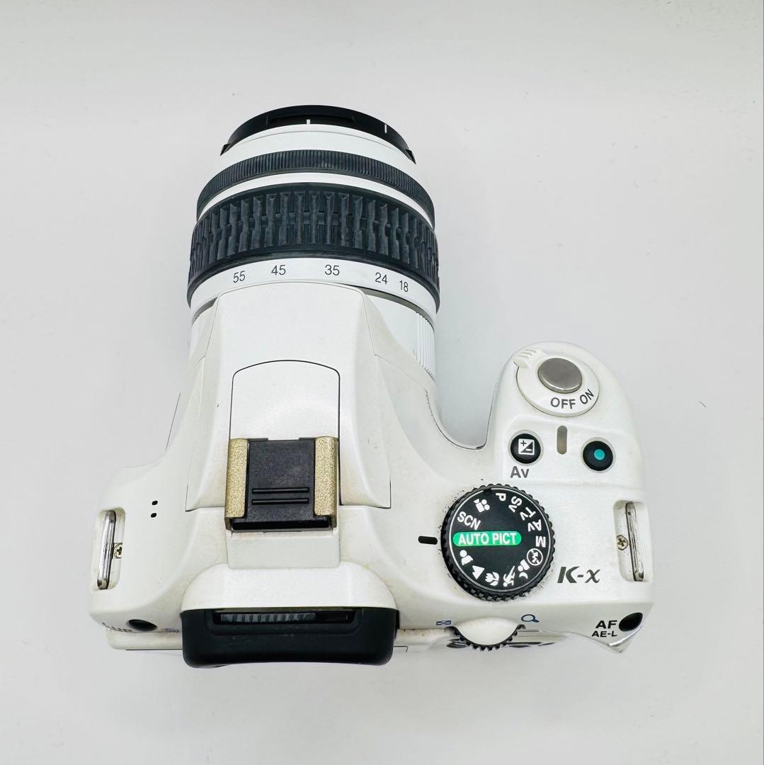 PENTAX ペンタックス K-x ホワイト デジタル一眼レフ