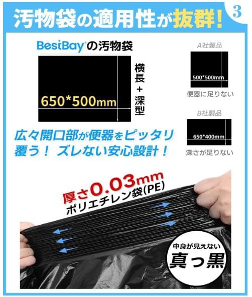 【箱潰れアリ】 BESTBAY防災士監修 非常用携帯簡易トイレ 120回分防災