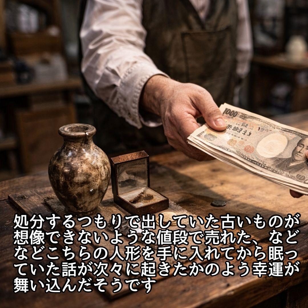 【超金運】眠っている運を起こす！超金運の眠り子の土人形
