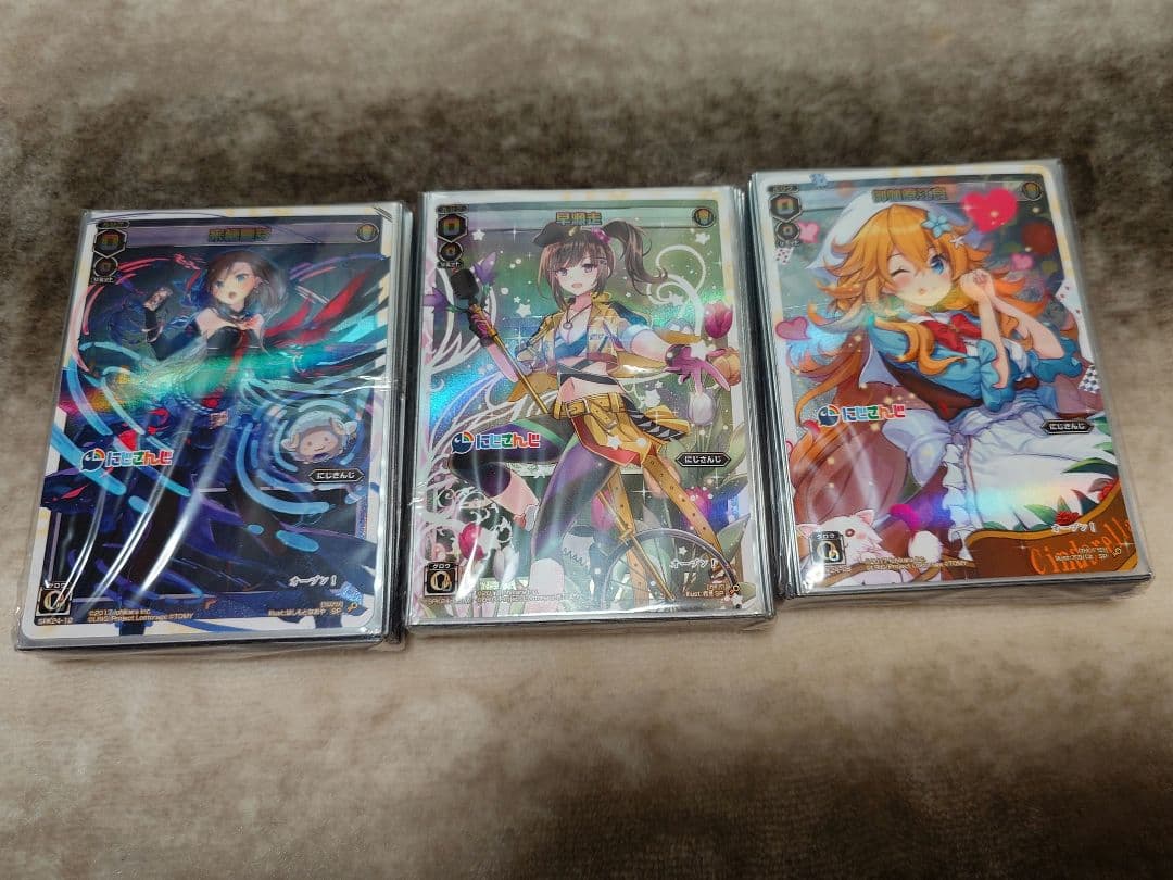 ウィクロス にじさんじコラボスリーブ 6点