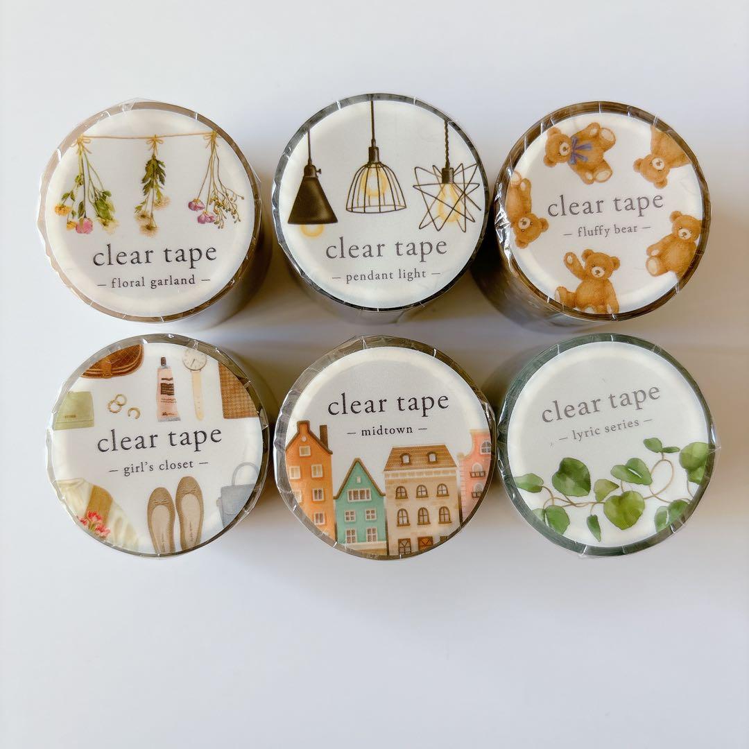 Ⓜ︎【バラ売り可】 マインドウェイブ さん Clear Tape 30mm Ａ