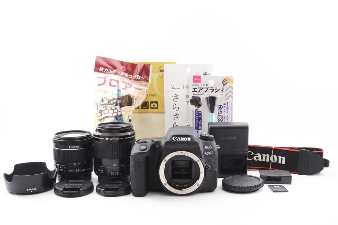 Canon EOS 9000D標準&望遠ダブルレンズセット