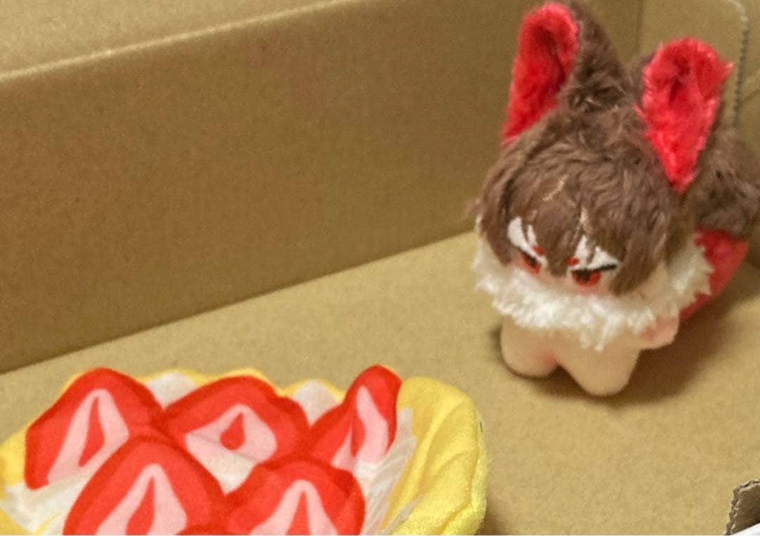 自作ぬいぐるみ・イチゴチョコくん