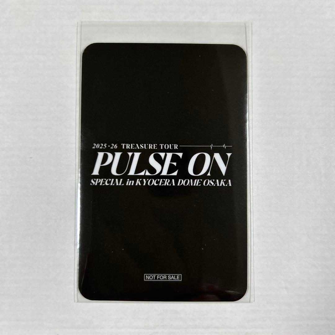 TREASURE ジェヒョク PULSE ON 京セラ C賞トレカ