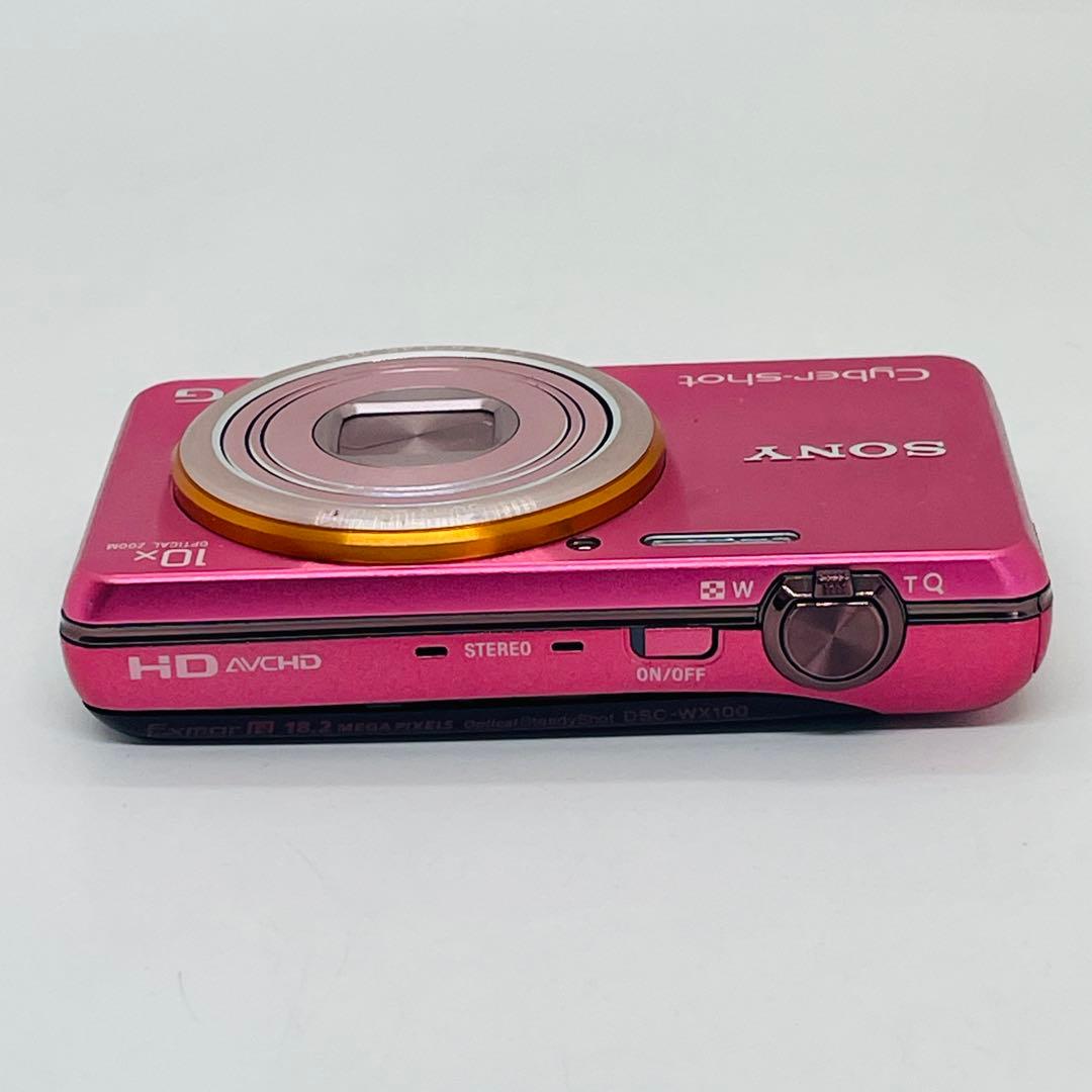 SONY コンパクトデジタルカメラ　DSC-WX100 ピンク