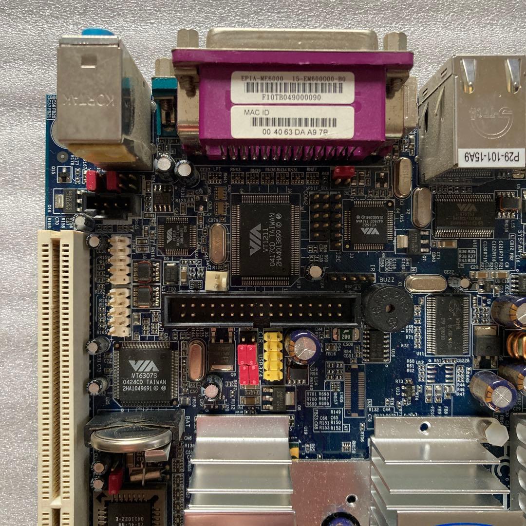 ジャンク VIA EDEN EPIA-ME6000 Mini-ITXマザーボード