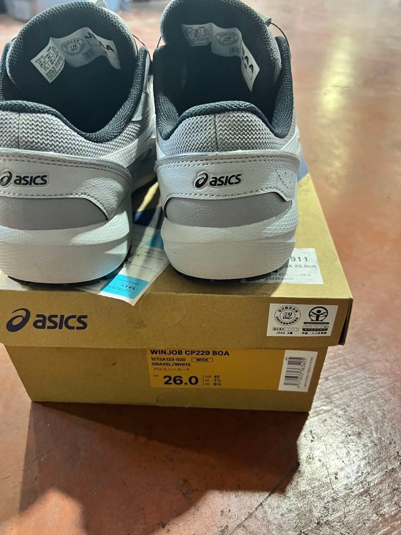 asics WINJOB CP212 BOA 26.0cm 安全靴