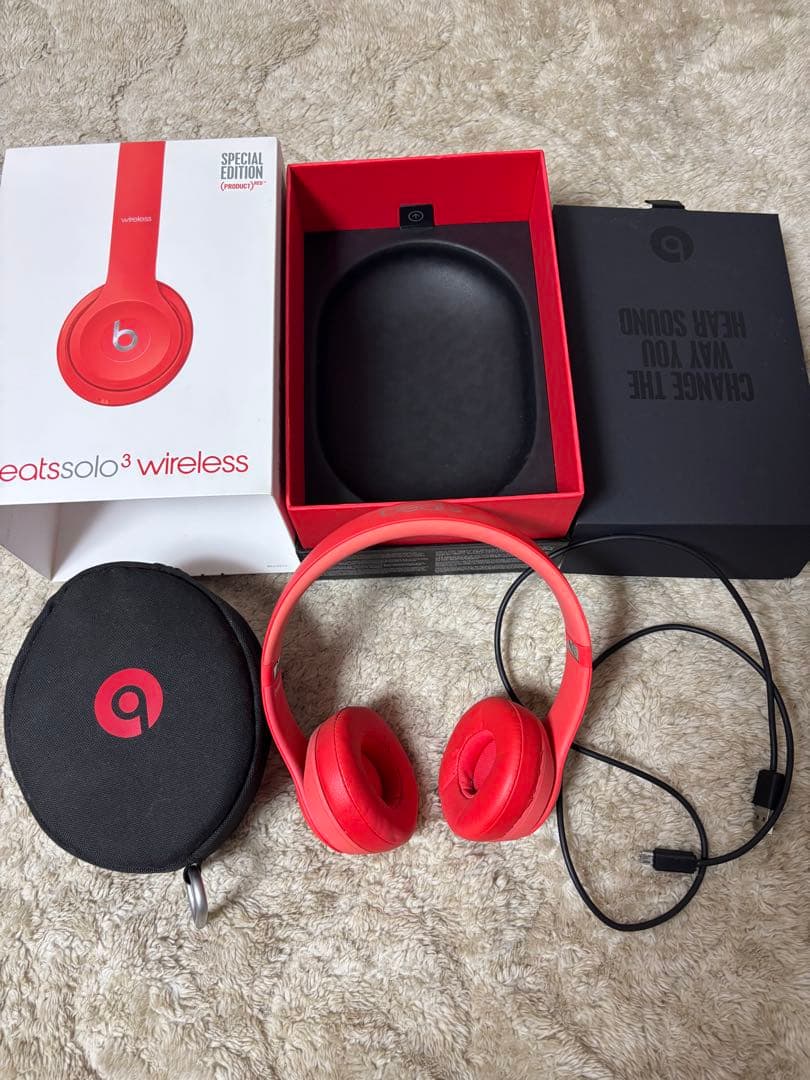 beats solo3 wireless (PRODUCT)RED 特別版