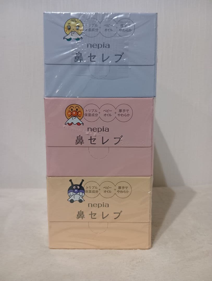 【24箱】ネピア アンパンマン 鼻セレブ 3P×8セット