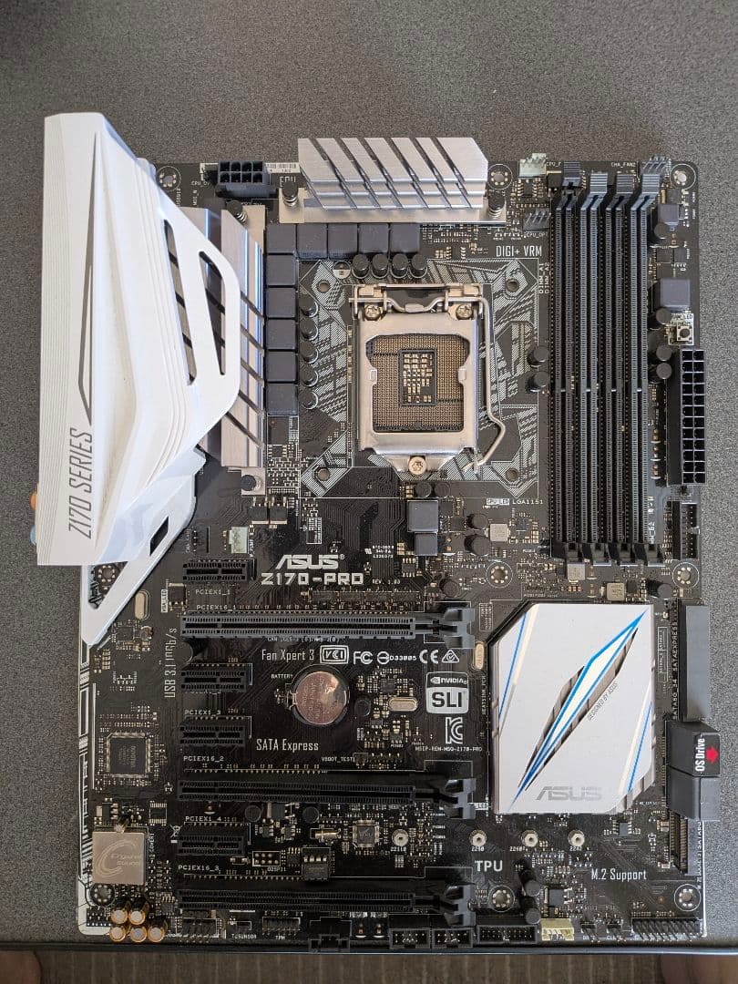 Win10認証済マザボ B250M-A、i5-6500T、GTX 970セット