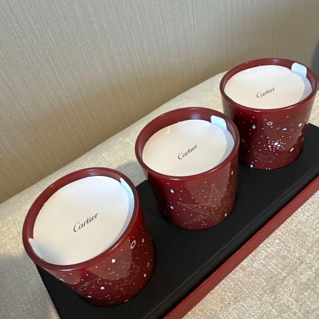 【非売品】【未使用】Cartier カルティエ アロマキャンドル ろうそく