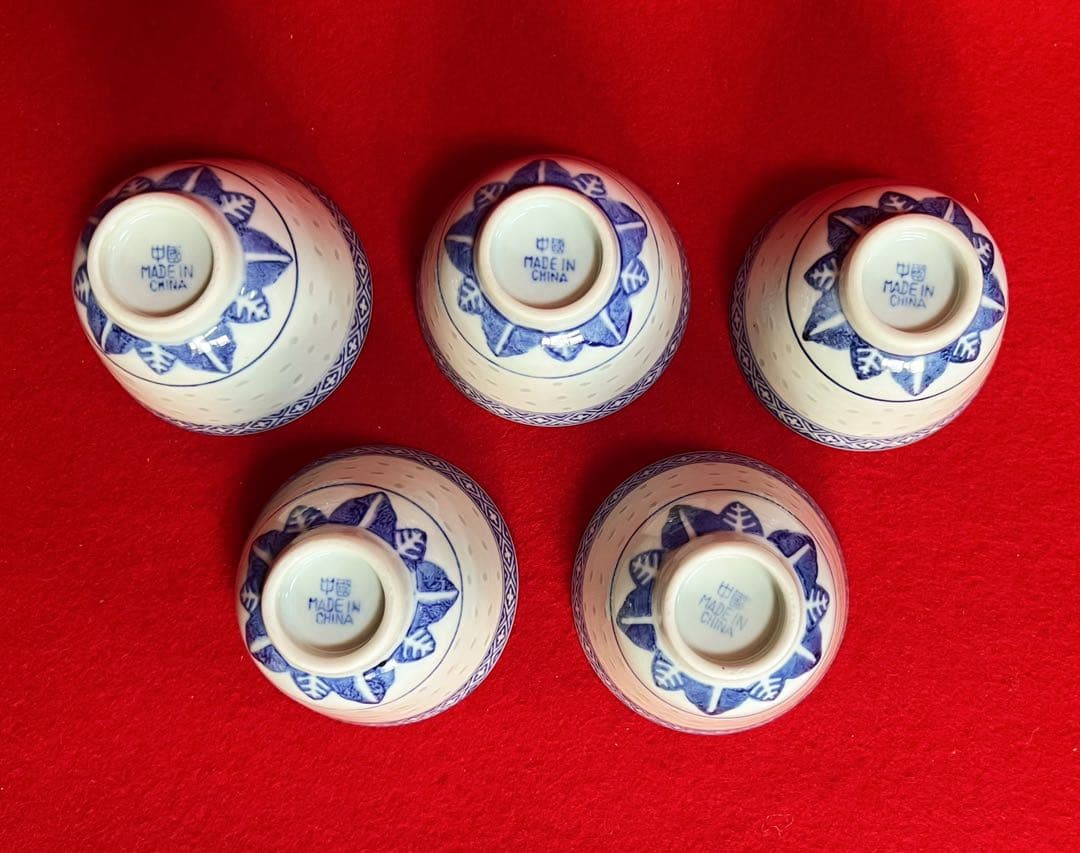 高級品 螢焼湯呑セット 景德鎮製 木箱付き 茶道具 お湯飲み