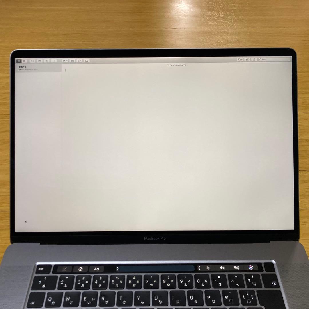 新品同様！MacBook Pro 16 2019 i9 16GB 1TB