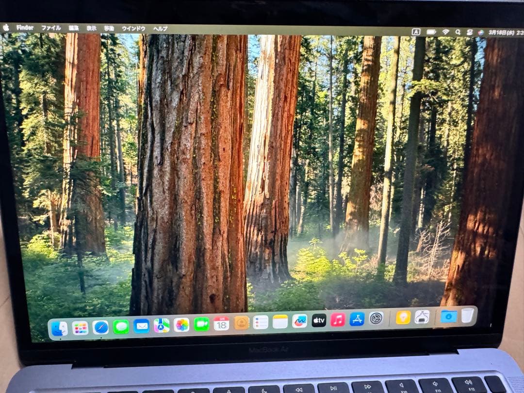 MacBook Air（M1チップ搭載モデル）メモリ8GB/ストレージ256GB