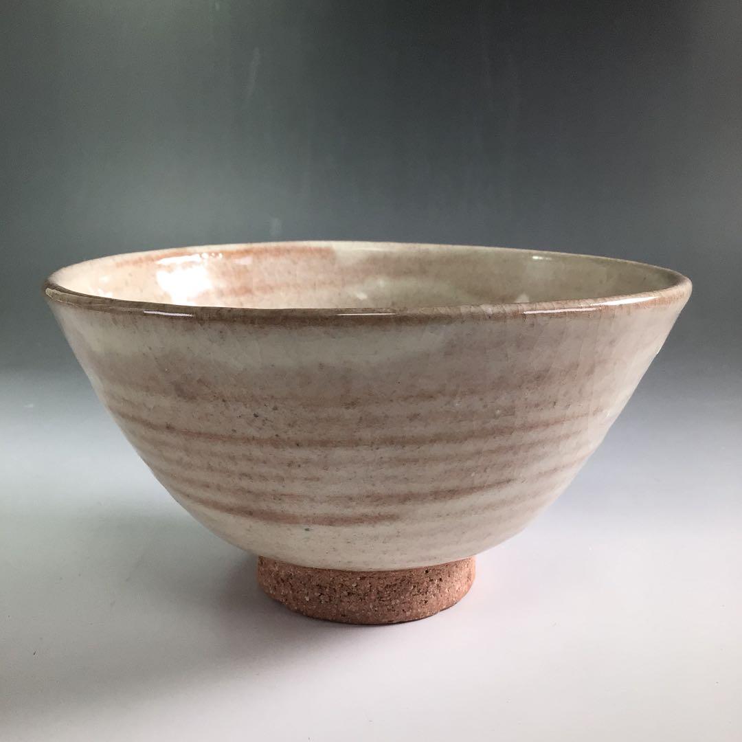 Ｒ４８９　茶碗　『宮島焼』『川原圭斉造』　抹茶碗　共箱　茶道具