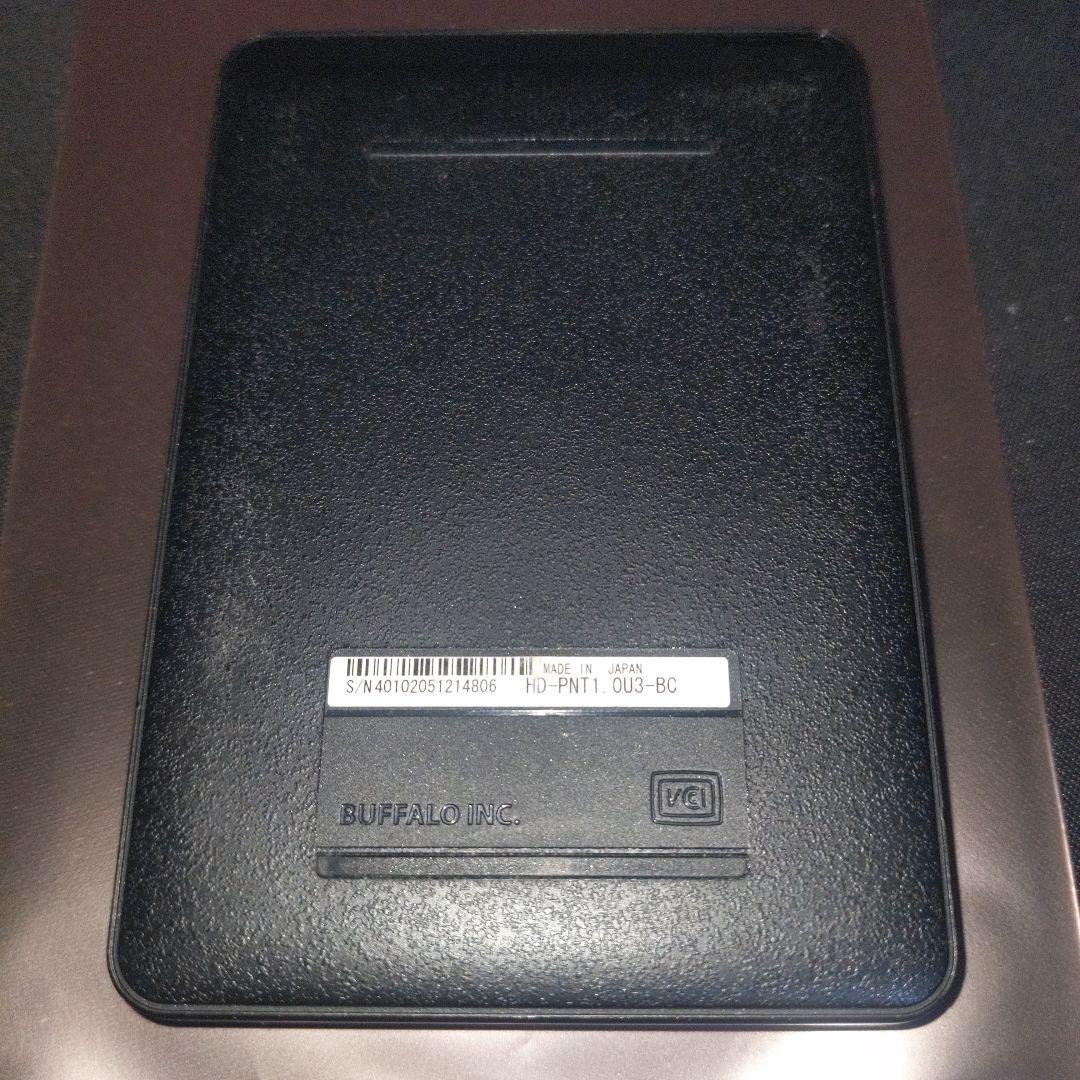 BUFFALO 外付けハードディスク 1TB HD-PNT1.0U3-BC