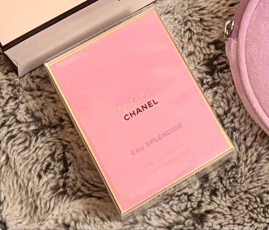 CHANELチャンスオースプランディドオードゥパルファム新品ノベルティ3点付き