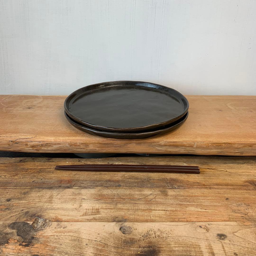 oraf♡　新品　陶器　陶芸作家　プレート皿2枚　22