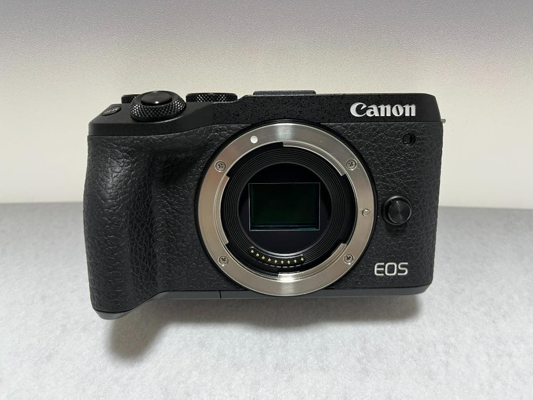 【美品】Canonキヤノン EOS M6 Mark II ブラック