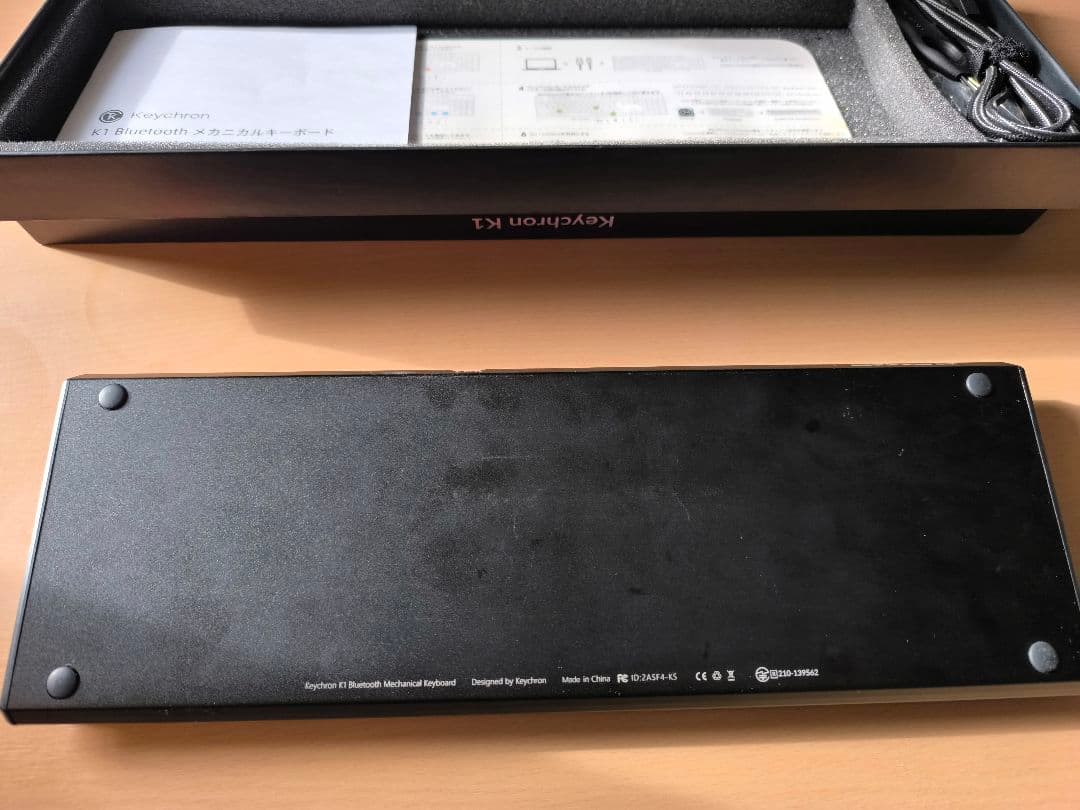 Keychron K1 Bluetooth キーボード　茶軸　日本語配列