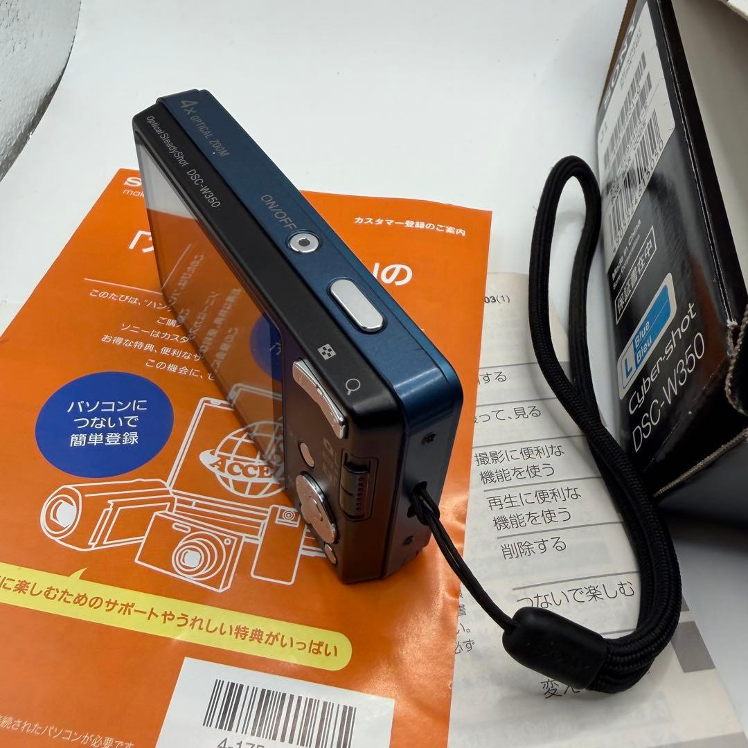 動作品 Sony Cyber-shot DSC-W350 デジカメ 箱付き
