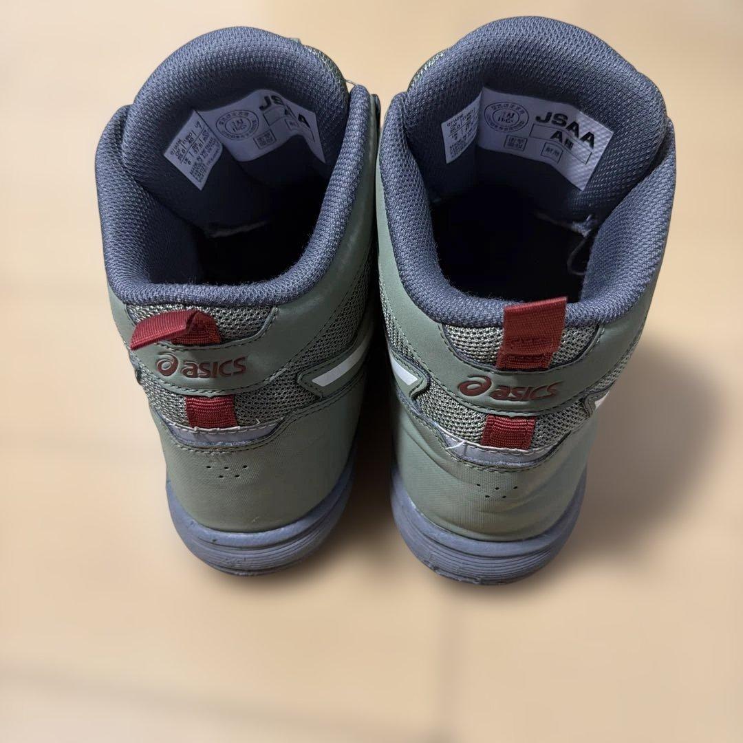 アシックス　ウィンジョブCP214 TS×BOA ライケングリーン×ホワイト