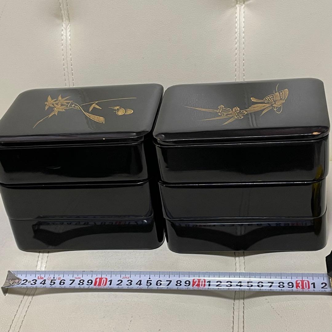 伝統工芸 輪島塗 輪島漆器 重箱 お重 弁当箱 木製箱入 大富
