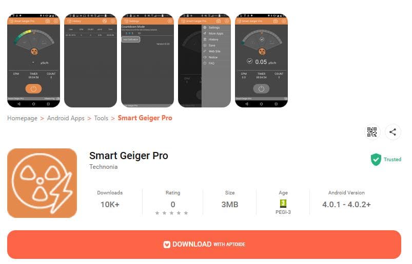Smart Lab  放射線測定器 ガイガーカウンター