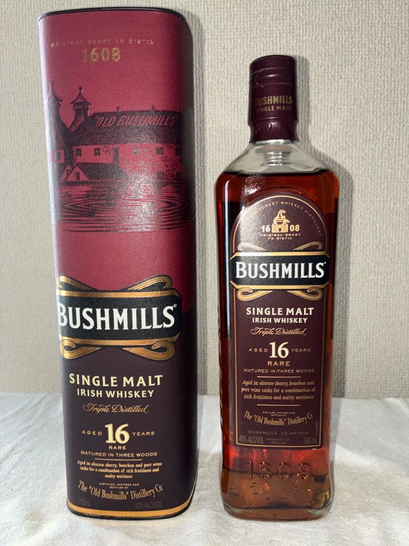 Bushmills シングルモルトウイスキー 10年 12年 16年 セット