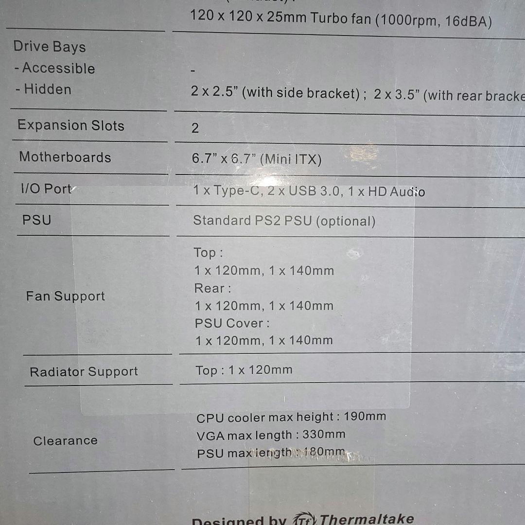 TheTower 100 ミニタワーPCケース *商品説明をみてください!*