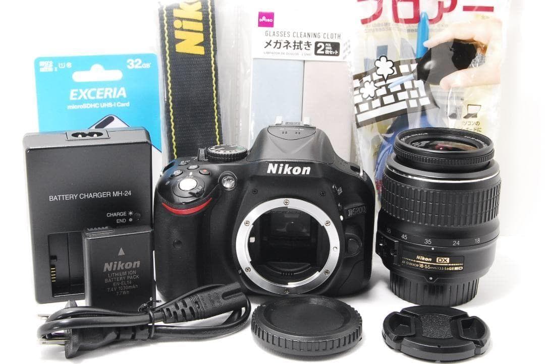 ✨シャッター新品級 Nikon D5200 一眼レフ スマホ転送 シングルレンズ
