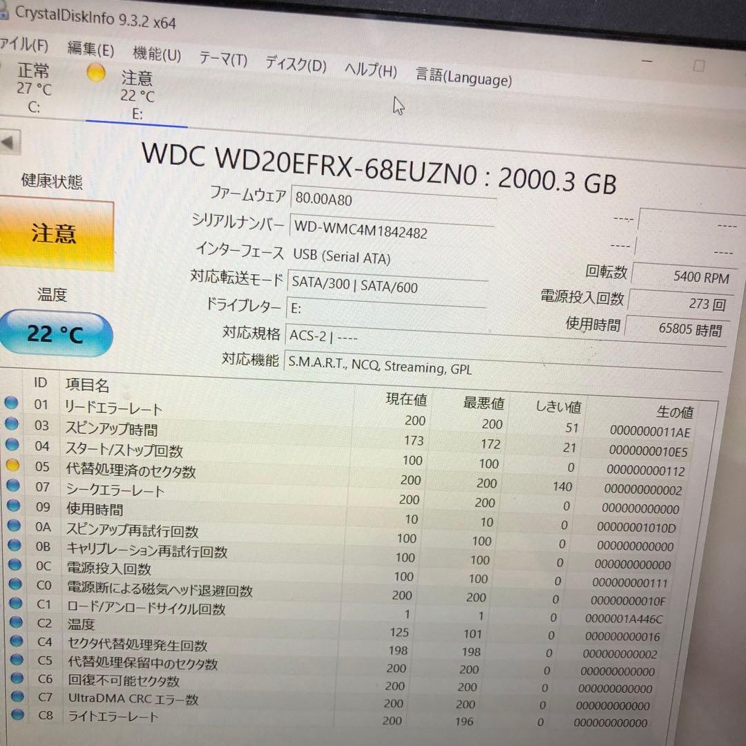 1032 注意 HDD 3.5インチ 1TB 2TB まとめ売り