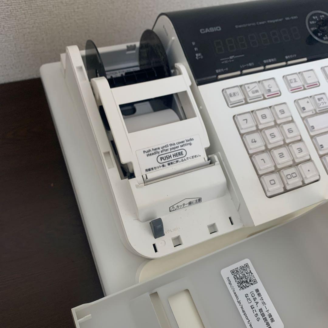 CASIO SE-S30-WE 電子レジスター 動作品 鍵付