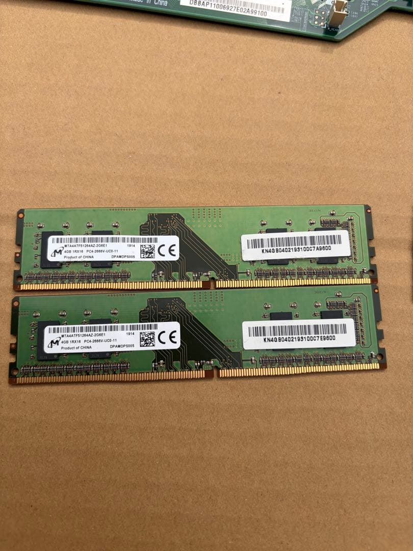 i5-8400 + Acer B36H4-AD マザーボード + メモリ