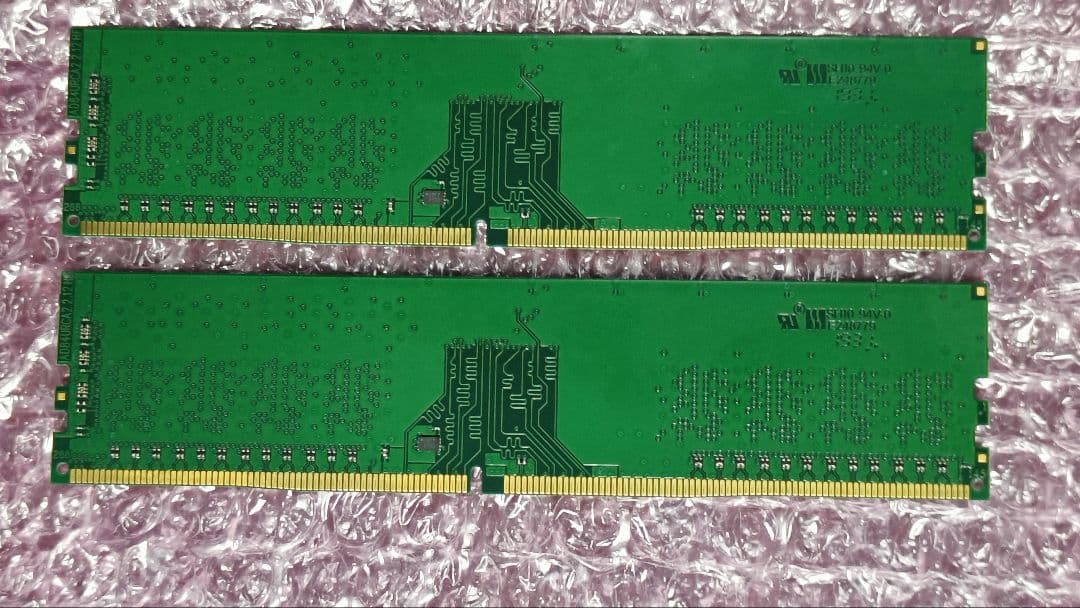 DDR4 8GBx2枚 16GB pc4-2666 動作確認済み ②