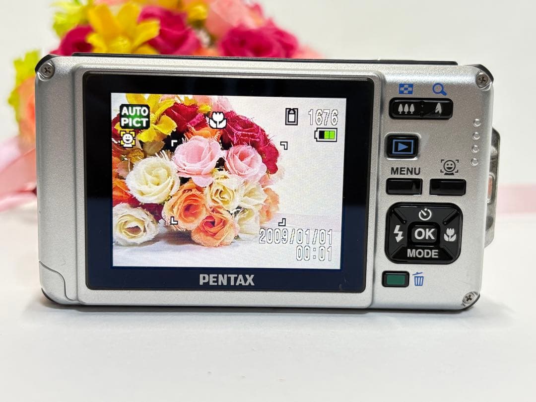 PENTAX Optio W80 コンパクトカメラ コンデジ デジカメ