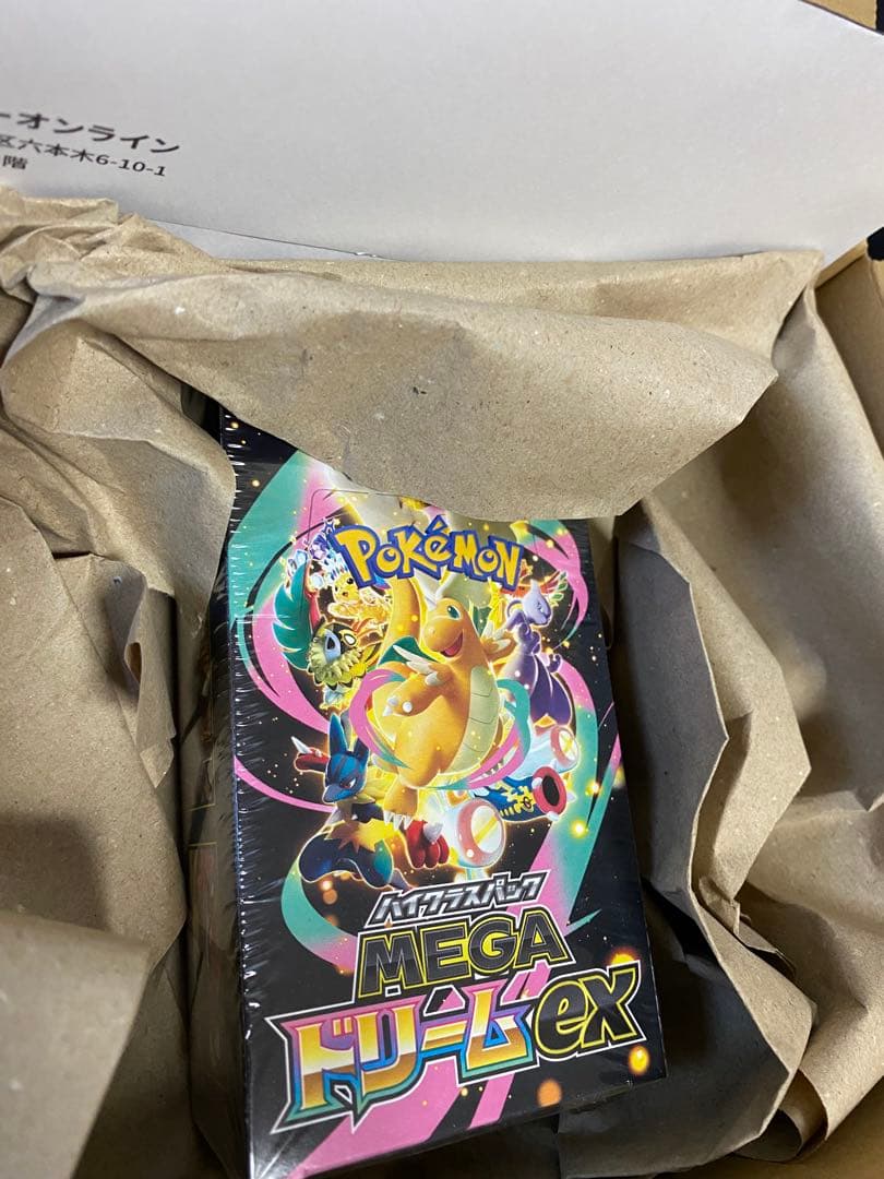 新品未開封　ポケモンカードMEGA ドリーム ex BOX シュリンク付き