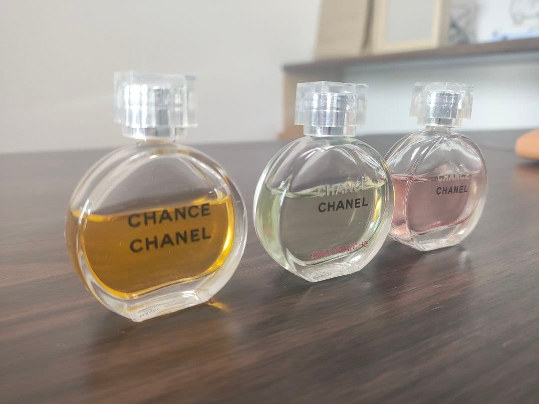 期間限定値下げ【CHANEL】チャンス 3本セット 7.5ml オータンドゥル