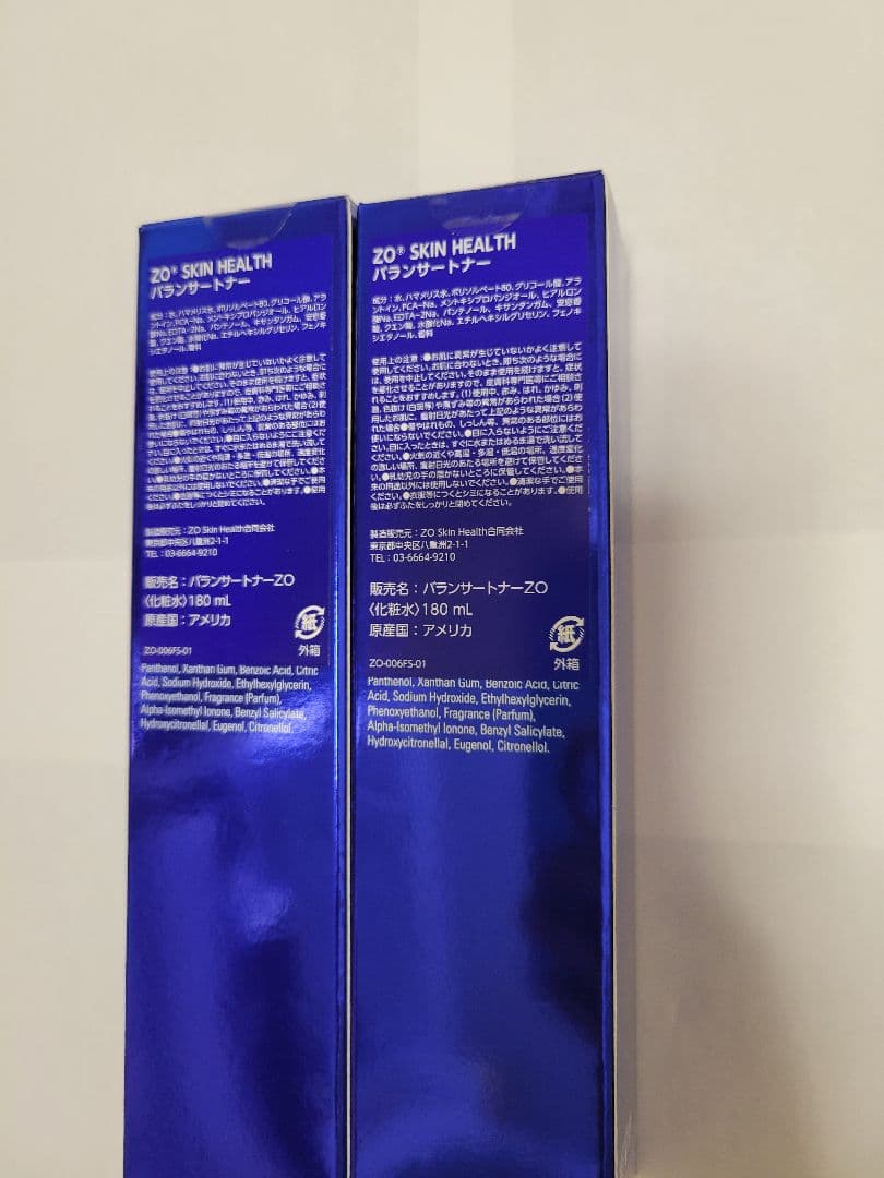 ZO SKIN HEALTH　ゼオスキン　バランサートナー 180ml 2本