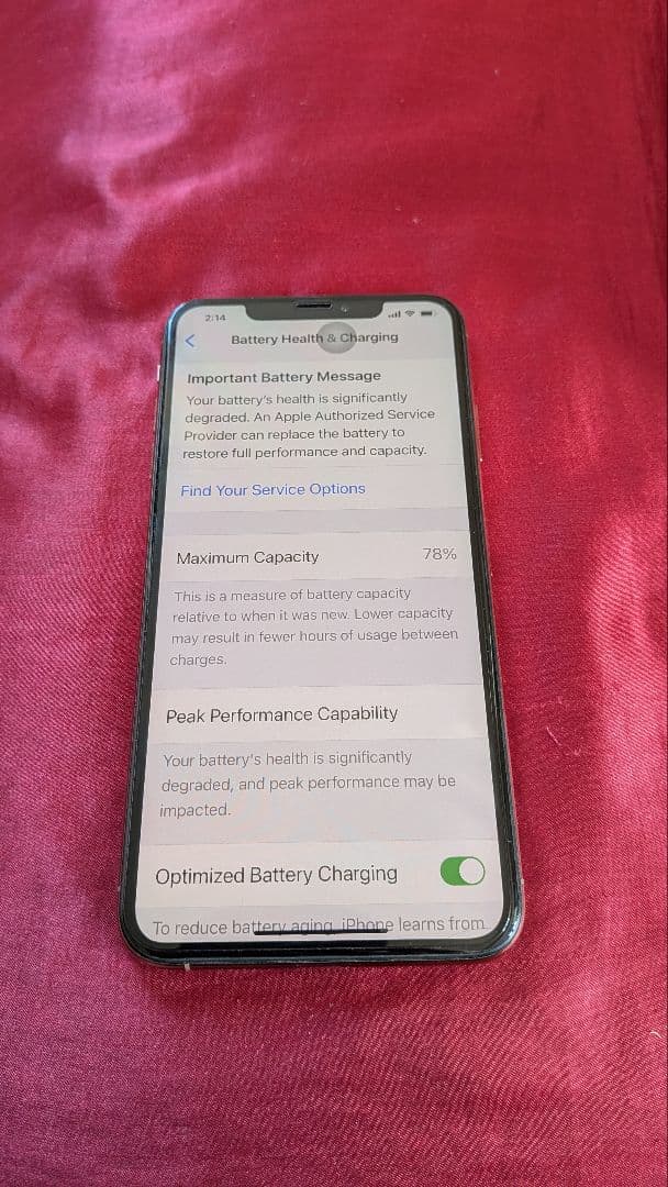 [美品] Apple iPhone Xs Max ゴールド