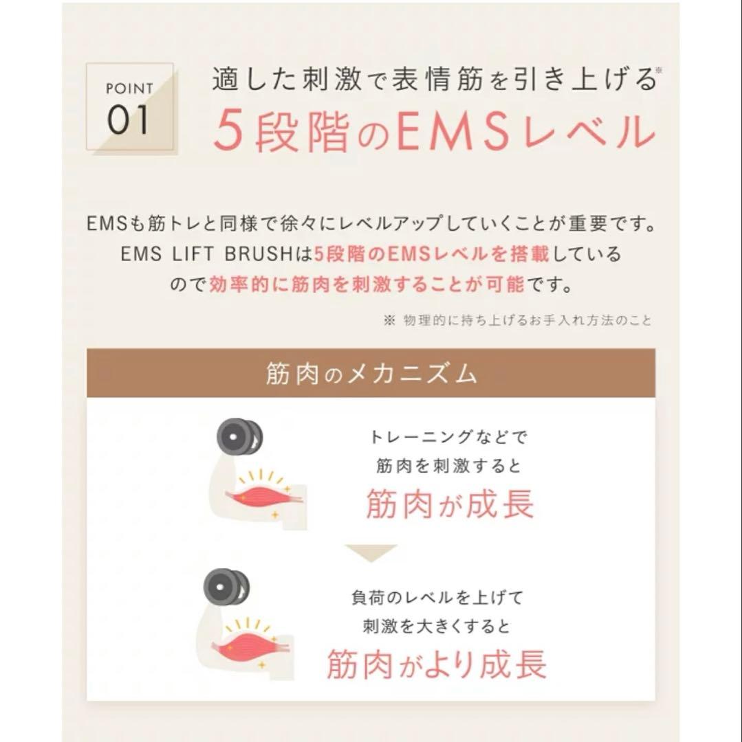 ボディ・フェイスケア SALONIA EMS LIFT BRUSH