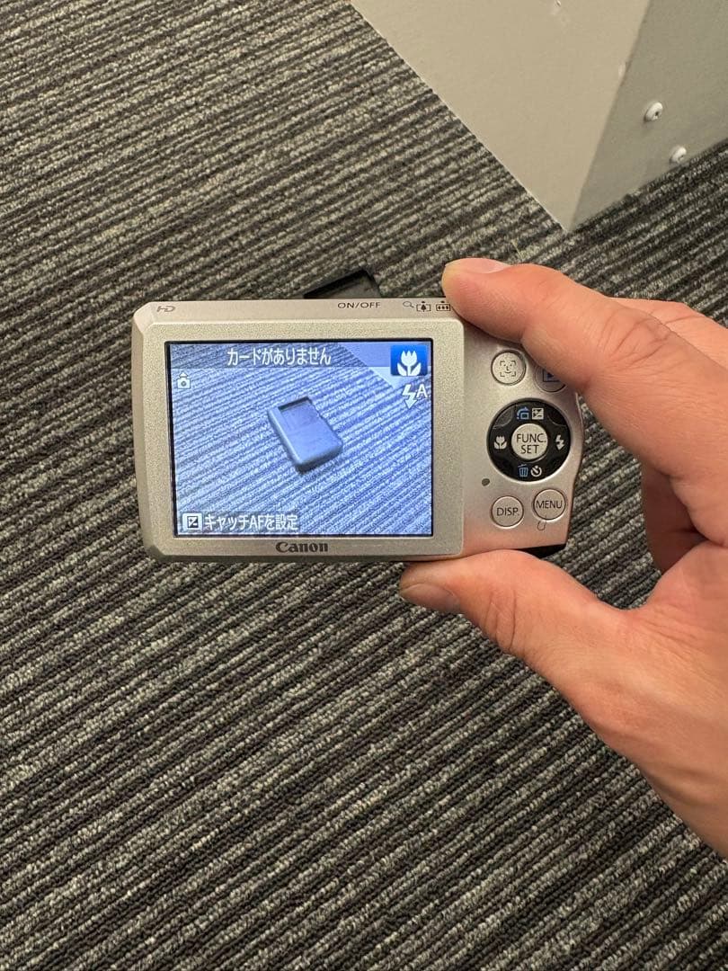 【美品】Canon PowerShot A3200IS シルバー コンデジ 純正