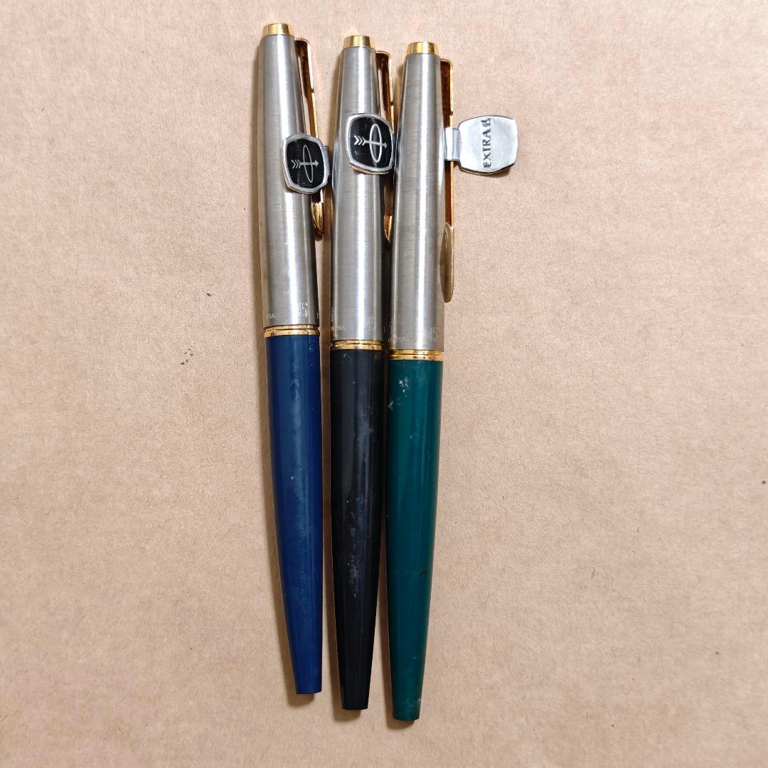 Parker 45 ペン先10K 万年筆 3本 まとめ パーカー