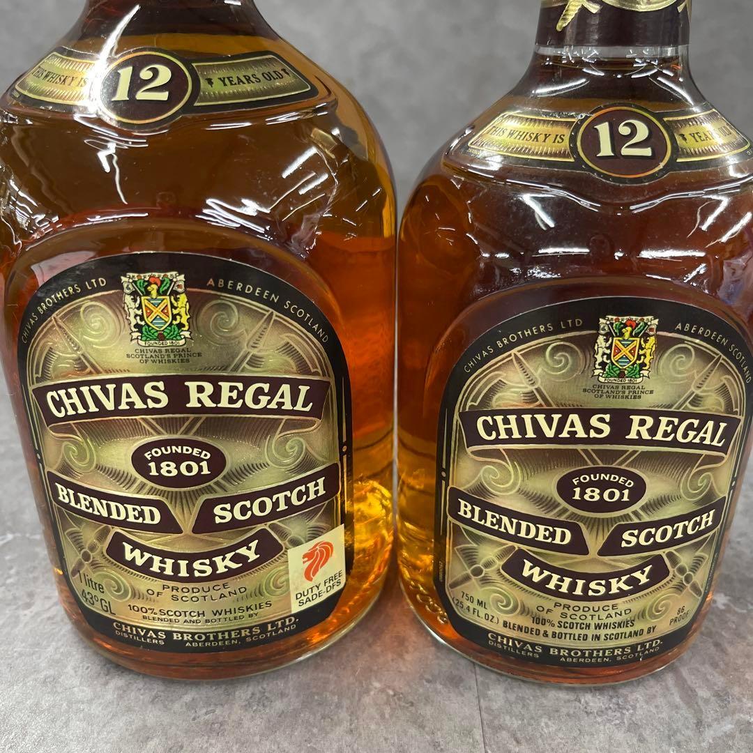 3本　スーパーニッカプレミアム　CHIVAS REGALシーバスリーガル 12年
