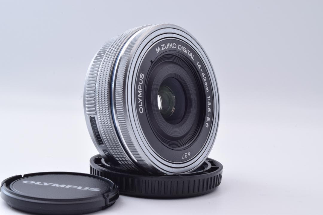 #50b オリンパス 電動パンケーキ ズームレンズ 14-42mm EZ