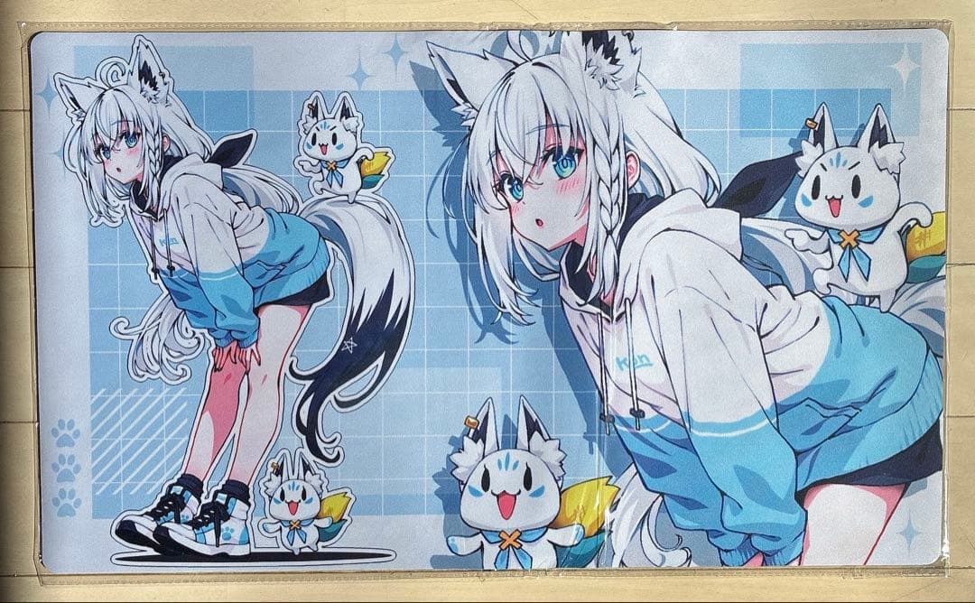 【フブキ】プレイマット プレマ スリーブ ホロライブ ホロカ デッキ 本格構築